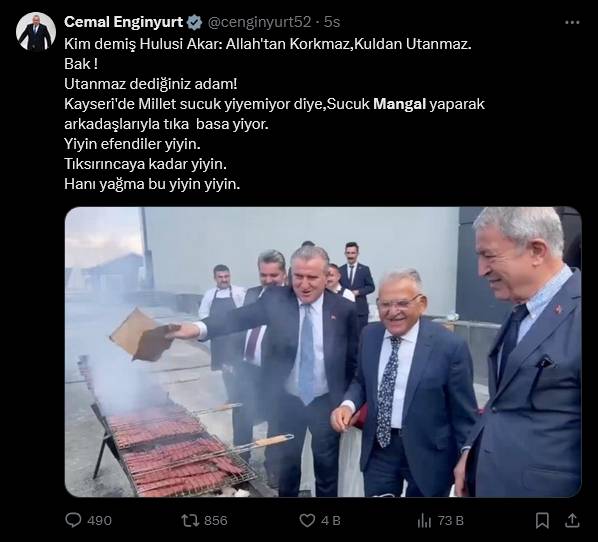 AKP mangal partisi verdi sosyal medya ayağa kalktı!  "Yiyin efendiler yiyin" 12